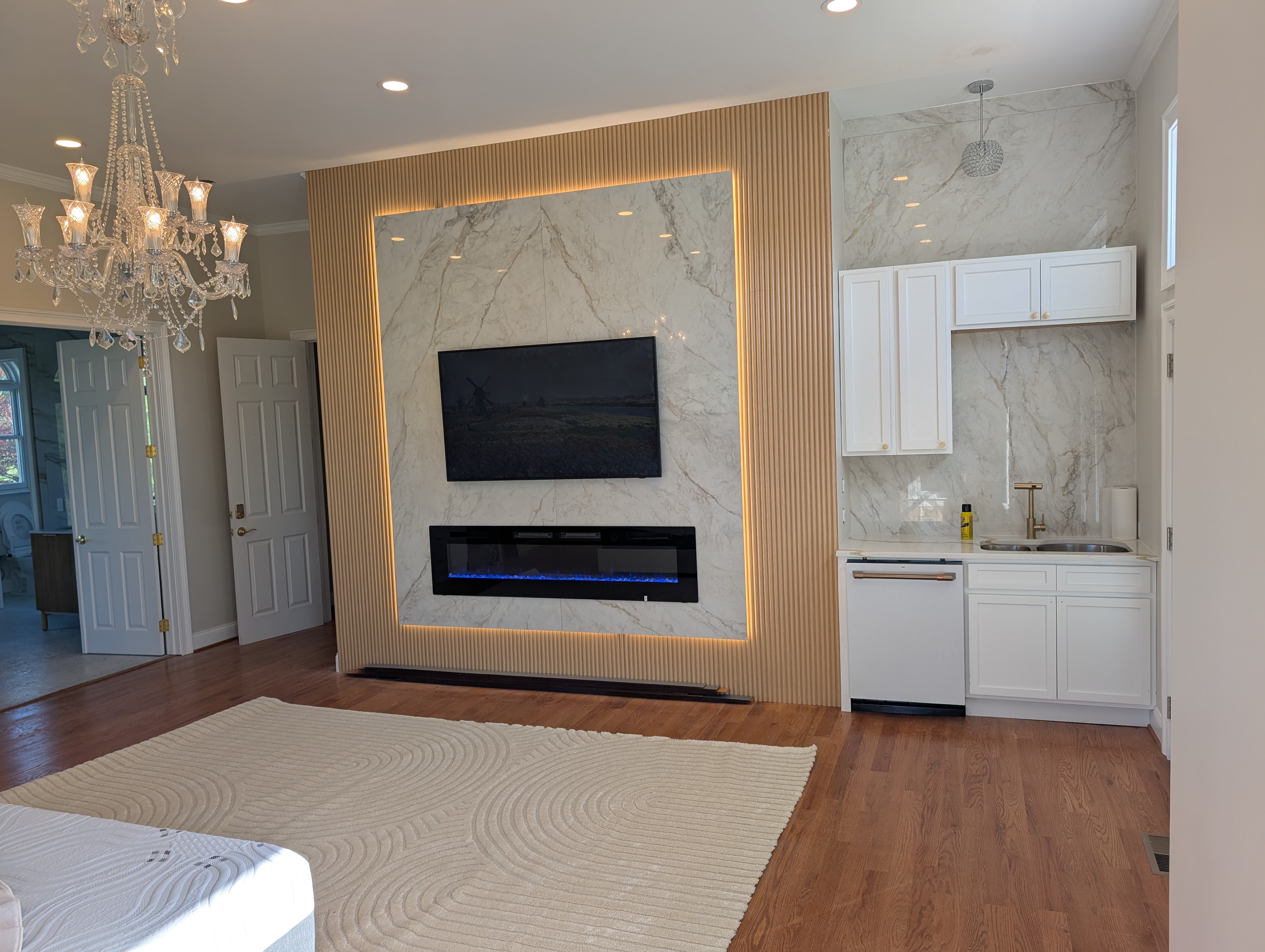 Finished bathroom remodel by Mad Home Improvements
